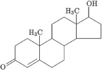 Strukturformel Testosteron Steroid