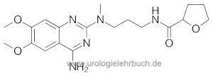 Abbildung Strukturformel von Alfuzosin