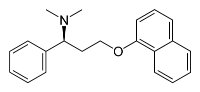 Strukturformel von Dapoxetin