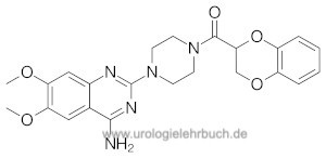 Abbildung Strukturformel von Doxazosin