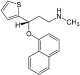 Strukturformel von Duloxetin