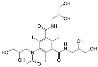 Kontrastmittel Iohexol Strukturformel