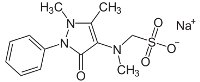 Strukturformel von Metamizol