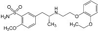 Strukturformel von Tamsulosin